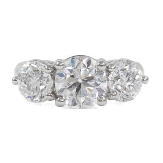 4.00ct Diamond Trilogy Ring G SI2