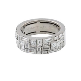 Canturi Cubism Classic Ring with Diamonds